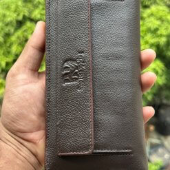 100% Original Leather Long Wallet Full Broun colour.