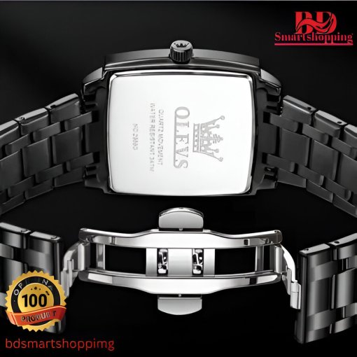 OLEVS 2969 Own Brand Shenzhen Man full Bluck. - Image 4