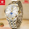 Silver dial sliver OLEVS 3646 Stainless Steel.