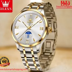 Silver dial sliver OLEVS 3646 Stainless Steel.