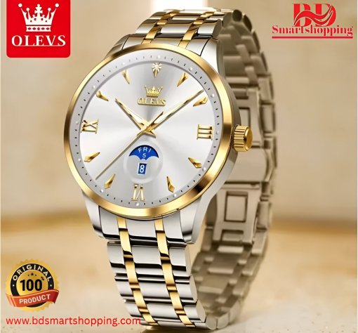 Silver dial sliver OLEVS 3646 Stainless Steel.