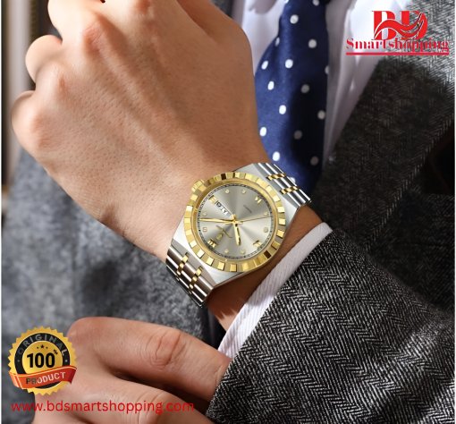 POEDAGAR 872 Original Diamond Wristwatch Dial Bluck. - Image 6