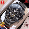 Olevs 3640 Roman Numeral Men's Watches Full Bluck.